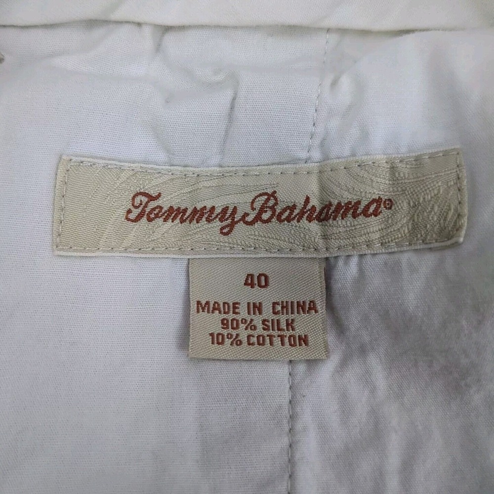 Tommy Bahama Shorts Mens 40/09 Khaki Flat Front 90% Silk Casual Golf Lightweight - Picture 13 of 16